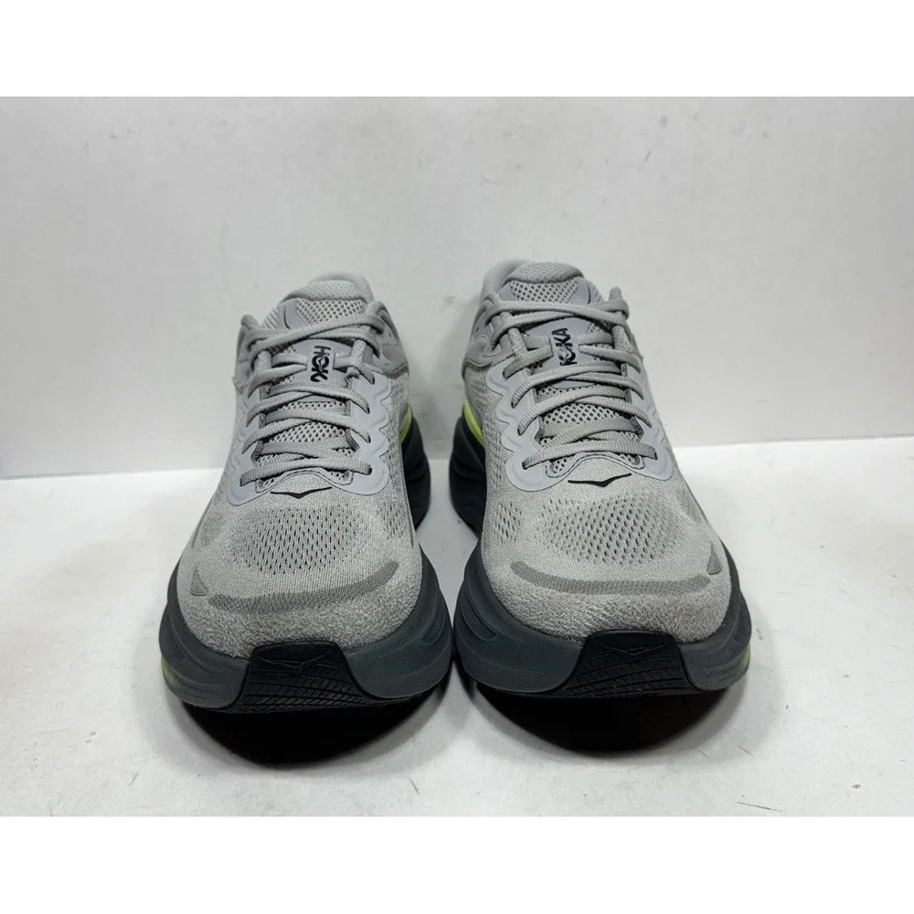 Hoka One One Bondi 9 Mens Size 13 D Gray Green Stardust Outer Orbit 1162011-SSTT